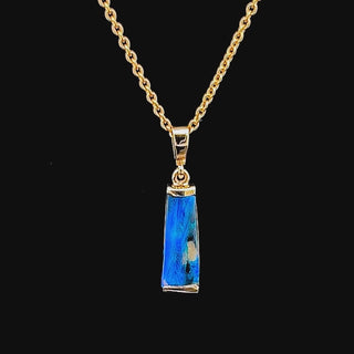 Arline | Australian Fossil Wood Opal Necklace