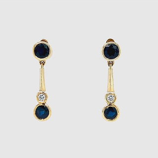 Anabelle | Australian Blue Sapphire Earrings