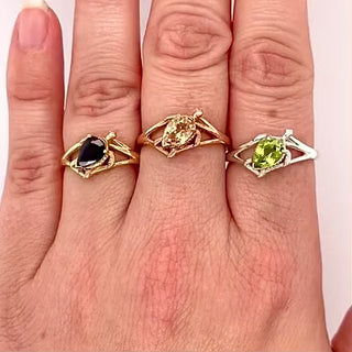 Sea Turtle Gemstone Ring