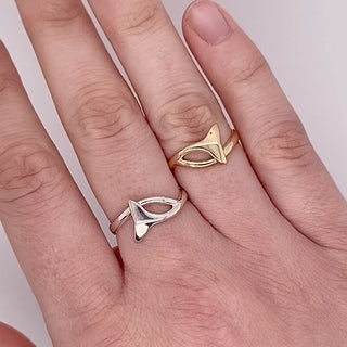 Baby Humpback Whale Tail Ring