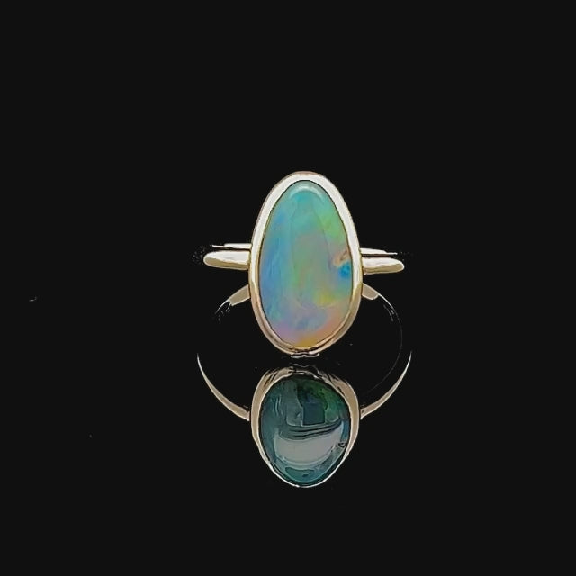 Pippa | Australian Fossil Shell Opal Ring