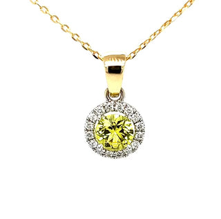 Claire | Australian Yellow Sapphire Necklace