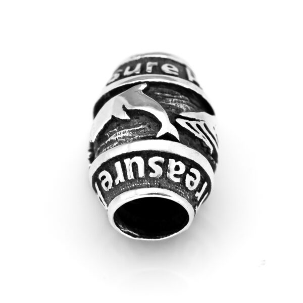 Dolphin, Humpback, and Sea Turtle Pandora Compatible Bead in Sterling Silver by World Treasure Designs