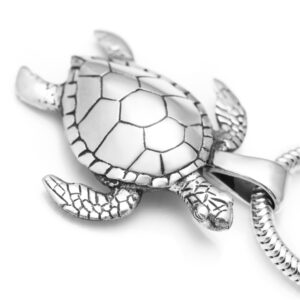 Sterling Silver Sea Turtle Necklace