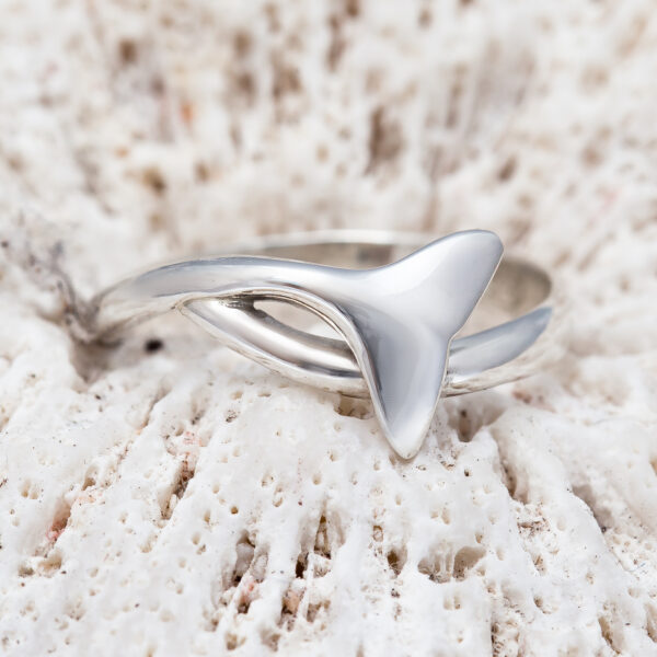 Baby Humpback Whale Calf Ring in Sterling Silver by World Treasure Designs