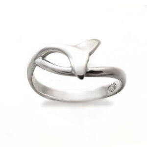 Mother & Calf Humpback Whale Tail Ring | World Treasure