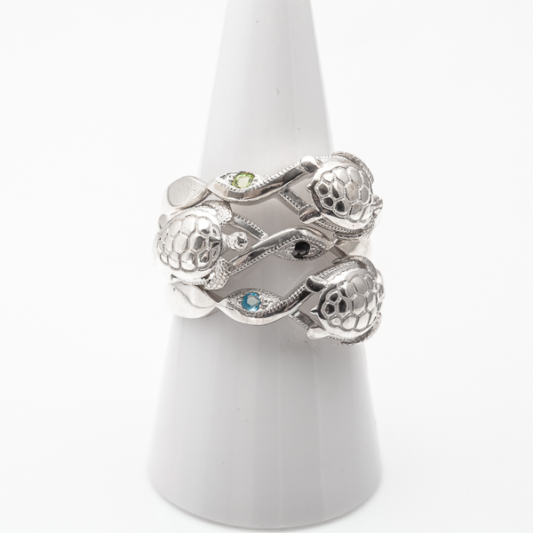 Sea Turtle Ring Stack by World Treasure