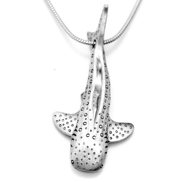 Sterling Silver Whale Shark Necklace by World Treasure Designs