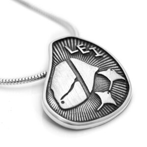 Silver Lady Elliot Island Pendant by World Treasure Designs