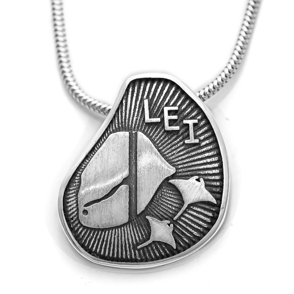 Silver Lady Elliot Island Necklace by World Treasure Designs