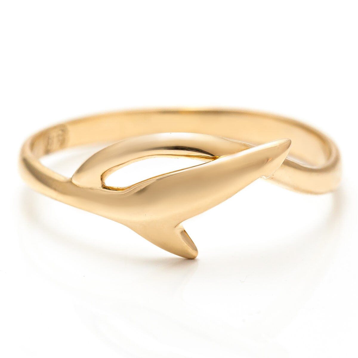 Anti-Finning Shark Tail Ring | World Treasure Designs Jewellery