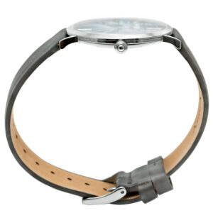 Adina Watches Gray Leather watch strap