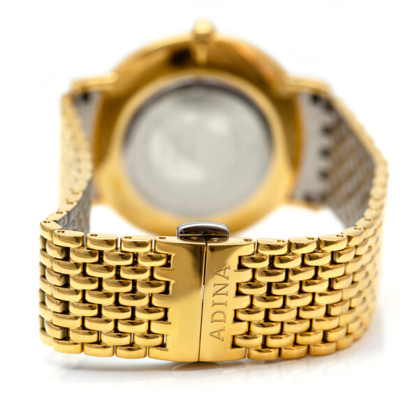 Adina Stainless Steel Bracelet Yellow Gold Watch