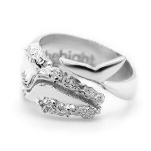 Fight for the Bight Southern Right Whale Ring in Silver by World Treasure Designs
