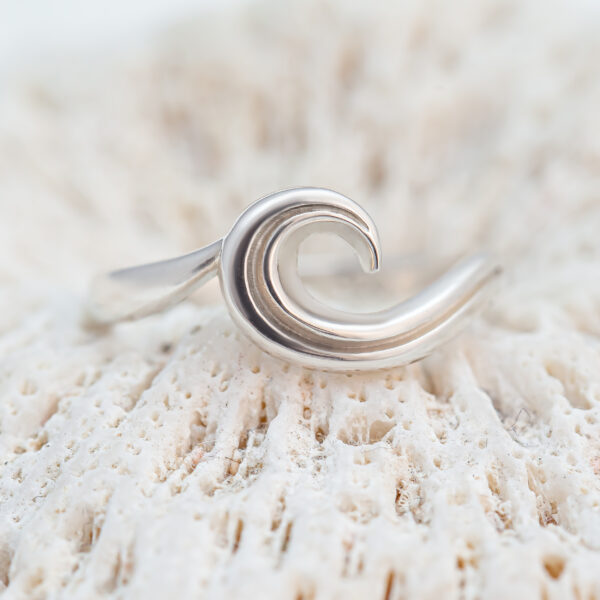 Ocean Jewelry Wave Ring by World Treasure Designs