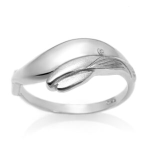 Silver Baby Humpback Whale Ring by World Treasure Designs