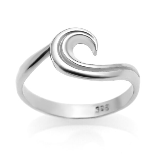 Silver Wave Ring by World Treasure Designs