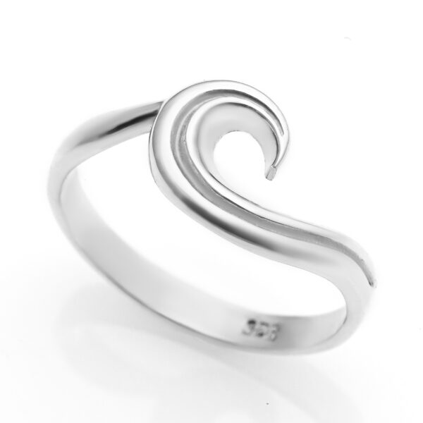 Sterling Silver Wave Ring by World Treasure Designs