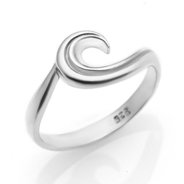 Wave Ring Sterling Silver by World Treasure Designs