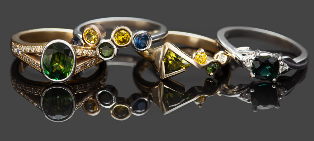 Australian Sapphire Rings by World Treasure Designs