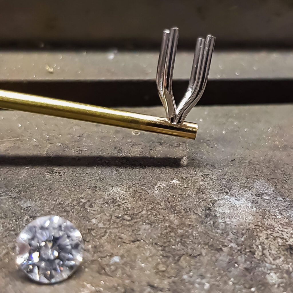 Jewellery Making Diamond Ring by World Treasure Designs