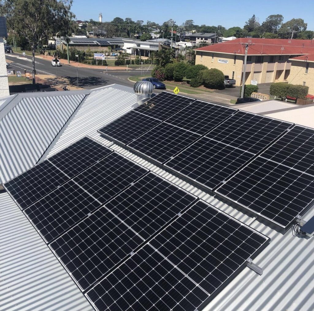Solar Panels on Roof World Treasure Designs Hervey Bay