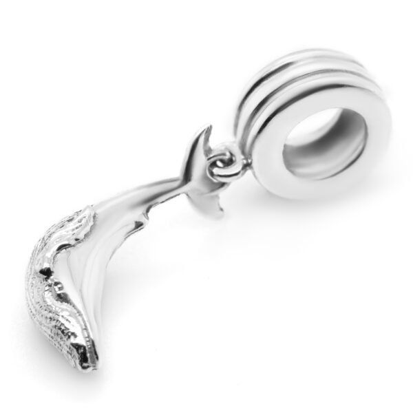 Humpback Whale Charm in Sterling Silver by World Treasure Designs