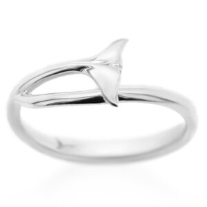 Silver Dolphin Tail Ring by World Treasure Designs