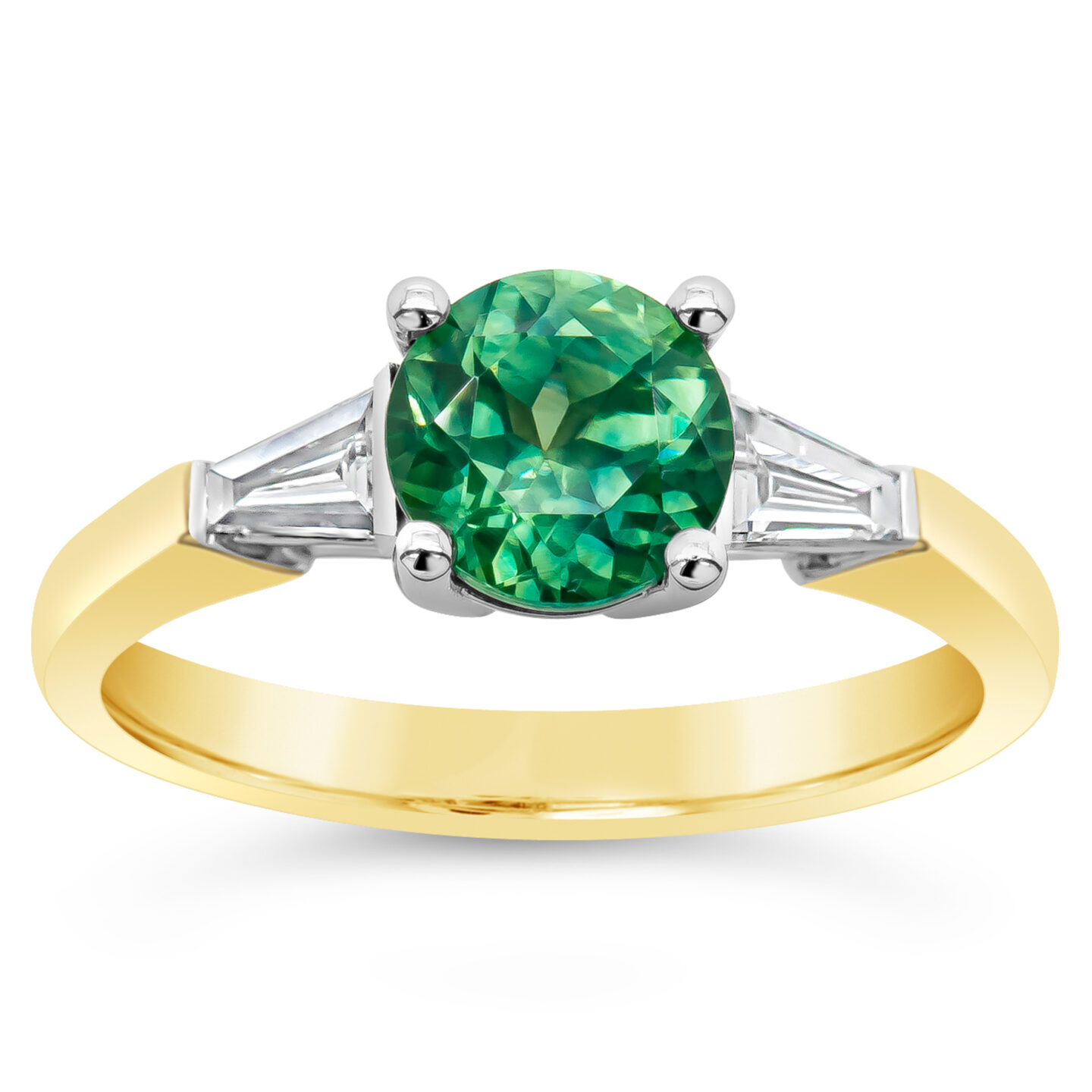 Sophia | Australian Mint Green Sapphire Ring - World Treasure Designs