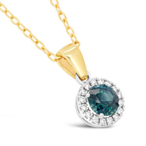 Claire | Australian Blue Sapphire Necklace - Image 2