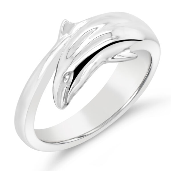False Killer Whale Ring in Sterling Silver by World Treasure Designs