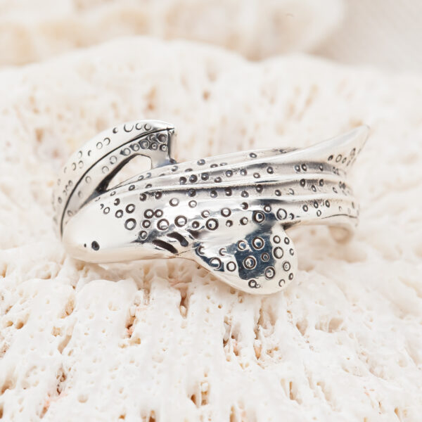 Leopard Shark Ring in Sterling Silver by World Treasure Designs