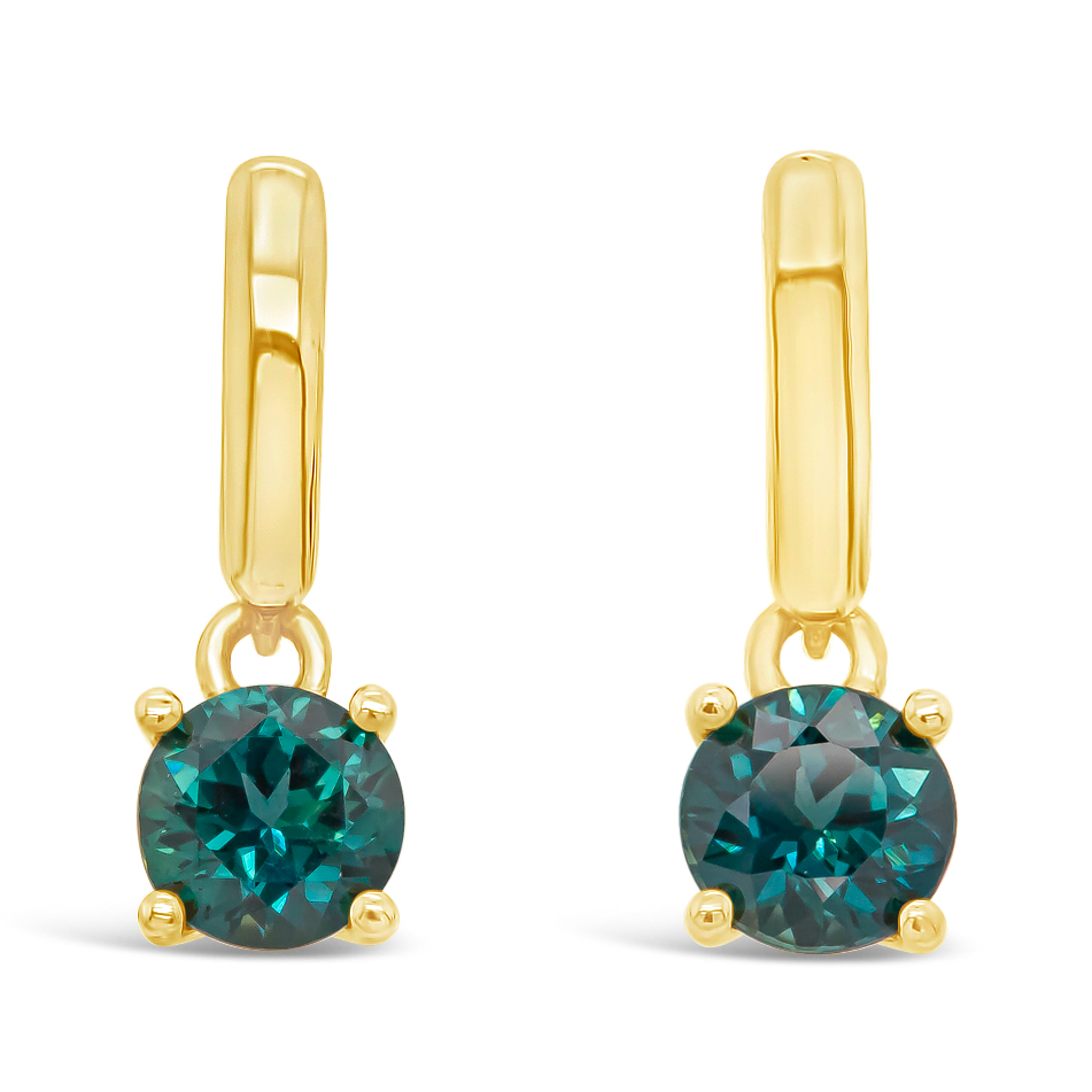 Sadie | Australian Blue Sapphire Drop Earrings - World Treasure Designs