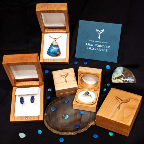 Opal Collection Handcrafted Wooden Box Photo